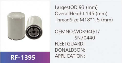 Фильтр топливный RF-1395 (1/)