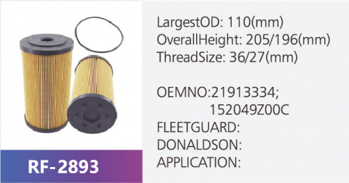 Фильтр масляный RF-2893 (1/)