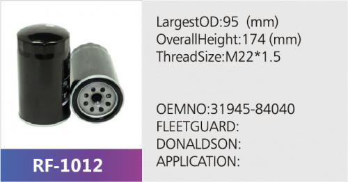 Фильтр топливный RF-1012 (1/)