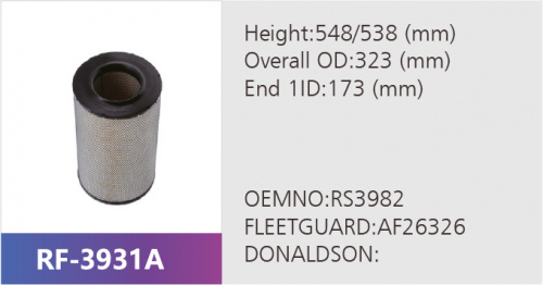 Фильтр воздушный RF-3931A (1/)