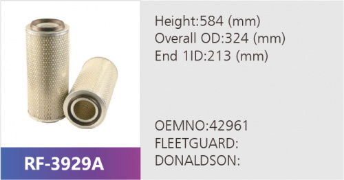 Фильтр воздушный RF-3929A (1/)