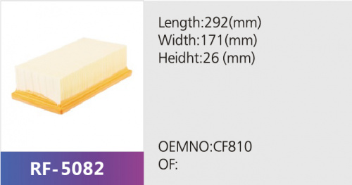 Фильтр салона RF-5082 (1/)
