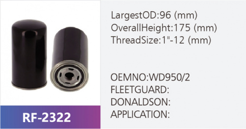 Фильтр масляный WD950/2