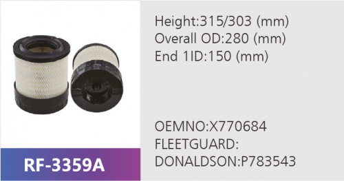 Фильтр воздушный RF-3359AB (1/)