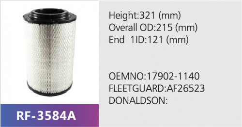 Фильтр воздушный RF-3584AB (1/)